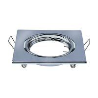 Oprawa Sufitowa Podtynkowa Oczko GU10 Kwadratowa Chrom 2 Sztuki VT-817 V-TAC