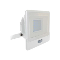 Naświetlacz LED 30W 2340lm 3000K IP65 Biały z mufą, czujnikiem ruchu i funkcją CUT-OFF Samsung Chip VT-138S-W V-TAC
