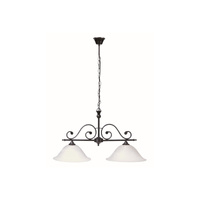 Lampa Sufitowa Wisząca Żyrandol 2x E27 Czarny Klasyczny Dorothea Rabalux