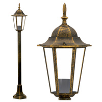 Lampa Ogrodowa Stojąca LIGURIA-LT 1xE27 Wysoka Słupek 96cm Patyna - GOLDLUX (Polux)