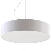Lampa Sufitowa Wisząca Plafon 3x E27 Okrągła Biała Minimalistyczna Arena Sollux