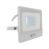 Naświetlacz LED 30W 2340lm 6400K IP65 Biały z czujnikiem ruchu i funkcją CUT-OFF Samsung Chip VT-138S-1-W V-TAC