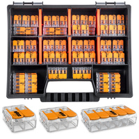 Szybkozłączki Złączki Instalacyjne WAGO Zestaw 60 sztuk - 25x 221 2x4mm + 25x 3x4mm + 10x 5x4mm