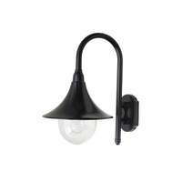 Lampa Ogrodowa Zewnętrzna Kinkiet Elewacyjny LED E27 IP44 Czarny Klasyczny Konstanz Rabalux