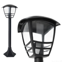 Lampa Ogrodowa Słupek Zewnętrzny Stojący LED E27 IP54 Czarny Tvio Kobi