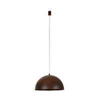 Lampa Sufitowa Wisząca E27 Brązowa Nowoczesna HEMISPHERE RUST S 6367 Nowodvorski