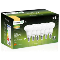 Zestaw 6x Żarówka LED R50 E14 6W = 50W 540lm 3000K Ciepła 120° LUMILED
