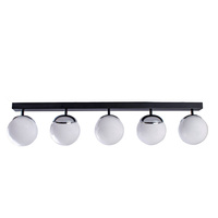 Lampa Sufitowa SFERA Czarna Chrom 5xE14 Milagro