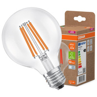 Żarówka LED G80 Kula E27 2.2W = 40W 470lm 4000K Neutralna 330° Filament CLASSIC ENERGY EFFICIENCY Osram