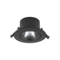 Oprawa Podtynkowa Sufitowa LED 5W 330lm 3000K Ciepła Czarna EGINA 10548 Nowodvorski