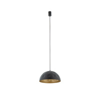 Lampa Sufitowa Wisząca E27 Czarna Nowoczesna HEMISPHERE HIT S 10702 Nowodvorski