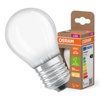 Żarówka LED P45 Kulka E27 3.8W = 60W 806lm 2700K Ciepła 300° 213lm/W CLASSIC ENERGY EFFICIENCY Osram