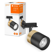 Panel LED Oprawa Podtynkowa Punktowa GU10 Oczko Spot Biały Złoty Tracklight Spot Cylinder Gold Ledvance