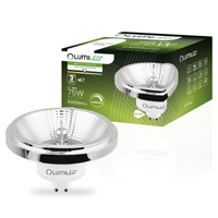 Żarówka LED GU10 Reflektor ES111 10W = 75W 1055lm 4000K Neutralna 24° Ściemnialna Srebrna LUMILED