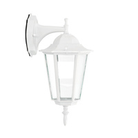 Lampa Ogrodowa Kinkiet Elewacyjny Zewnętrzny E27 IP54 Biała LO4102 Kobi
