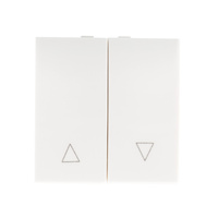 Łącznik Zwierny Żaluzjowy 16A Kwadratowy Biały BIURO Kanlux