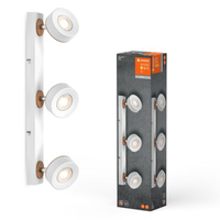 Oprawa Sufitowa Lampa Punktowa LED Reflektor 3-Punktowy Dekoracyjny 14.4W Biała LEDVANCE