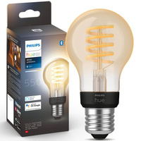 Żarówka LED E27 A60 7W CCT PHILIPS HUE White & Ambiance Filament Bluetooth Zigbee