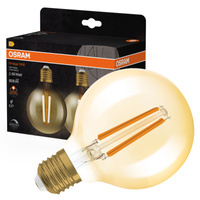 2x Żarówka LED Dekoracyjna G80 Kula E27 7.2W = 60W 806lm 2400K Ciepła 300° Ściemnialna Vintage 1906 Osram