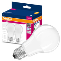 2x Żarówka LED A60 E27 8W = 60W 806lm 6500K Zimna 150° VALUE CLASSIC Osram