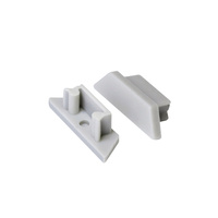 Zaślepka do Profili Aluminiowych Szara Pełna STOPPER Kanlux 2szt.