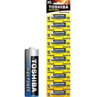 Baterie Alkaliczne TOSHIBA HIGH POWER LR6 AA 1,5V STICKER 10szt