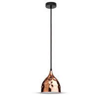 Lampa Wisząca Oprawa E27 Miedziany klosz VT-8170 V-TAC