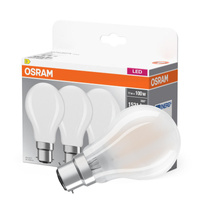 3x Żarówka LED A60 B22d 11W = 100W 1521lm 2700K Ciepła 320° BASE Osram