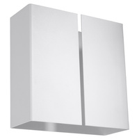 Lampa Ścienna Kinkiet 2x G9 Kwadratowa Biała Nowoczesna Linea Sollux