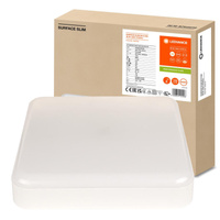 Panel LED Oprawa Lampa Sufitowa 26W 2730lm 4000K Neutralna z Czujnikiem Ruchu Zmierzchu Natynkowa Biały Surface Ledvance