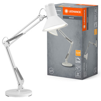 Lampa Stołowa Biurkowa LED Regulowana 9W 617lm 3000K Ciepła Ściemnialna Biały Office Line Ledvance