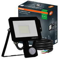 Naświetlacz LED Halogen Zewnętrzny Reflektor 20W 4000K 1800lm IP65 z Czujnikiem Ruchu i Zmierzchu SENSOR FLOODLIGHT LUX OSRAM