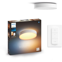 Plafon LED Lampa Sufitowa Natynkowa 19.2W 2450lm IP20 White Ambiance TW Biała 38cm Inteligentna SMART Zigbee Bluetooth Enrave Philips HUE