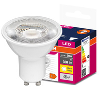 Żarówka LED PAR16 Reflektor GU10 4.5W = 50W 350lm 3000K Ciepła 60° VALUE Osram