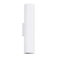 Lampa Ścienna Kinkiet Tuba Spot 2x GU10 Biała Karbon Deep Space SL.1539 Sollux