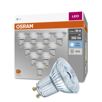 10PAK Żarówka LED GU10 4.3W = 50W 350lm 4000K Neutralna 36° OSRAM