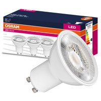 3x Żarówka LED PAR16 Reflektor GU10 4.5W = 50W 350lm 6500K Zimna 36° VALUE Osram