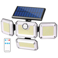 Naświetlacz LED Solarny Zewnętrzny Ogrodowy 2.5W lm 6500K Zimny z Czujnikiem Ruchu i Zmierzchu IP44 Czarny Glow Kobi