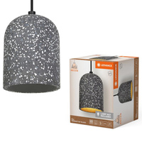 Lampa Wisząca Dekoracyjna Oprawa Oświetleniowa Ozdobna Terrazo E27 Czarna LEDVANCE