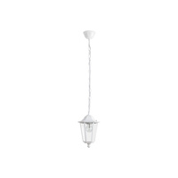 Lampa Wisząca Sufitowa Ogrodowa Zewnętrzna E27 IP43 Biały Klasyczny Velence 8207 Rabalux