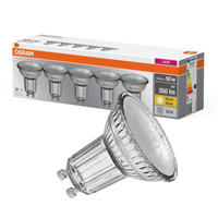 5x Żarówka LED PAR16 Reflektor GU10 4.3W = 50W 350lm 2700K Ciepła 36° BASE Osram