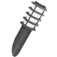 Kinkiet Ogrodowy SKOŚNY Lampa Elewacyjna LED E27 SERENA szary 40cm GOLDLUX (Polux)