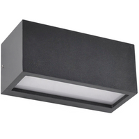 Lampa Ogrodowa Kinkiet Elewacyjny TOKIO E27 IP54 Czarna GOLDLUX (Polux)