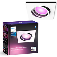 Oprawa Podtynkowa Wpuszczana LED 4.2W 400lm IP20 White and Color Ambiance RGB + TW Biała Inteligentna SMART Zigbee Bluetooth Centura Philips HUE