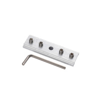 Łącznik Klamra Montażowa do Szyn Magnetycznych Srebrny LVM 10171 Nowodvorski