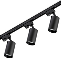 Zestaw Szyna Oświetleniowa Szynoprzewód 1m + 3x Reflektor Szynowy SAGI GU10 Czarny LUMILED