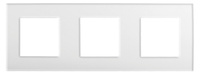 Ramka Potrójna Pionowa Natynkowa do Gniazdka Biała BIURO Kanlux