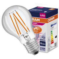 Żarówka LED A60 E27 7.3W = 60W 806lm 2700K Ciepła 320° z Czujnikiem Zmierzchu PARATHOM Osram