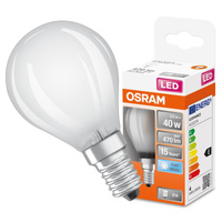 Żarówka LED P45 Kulka E14 4W = 40W 470lm 4000K Neutralna 300° Retrofit Filament CLASSIC Osram