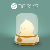 Lampka Nocna Dziecięca LED 3W 1800-3000K Ciepła Akumulatorowa 800mAh Żółta PŁOMYCZEK MARY'S